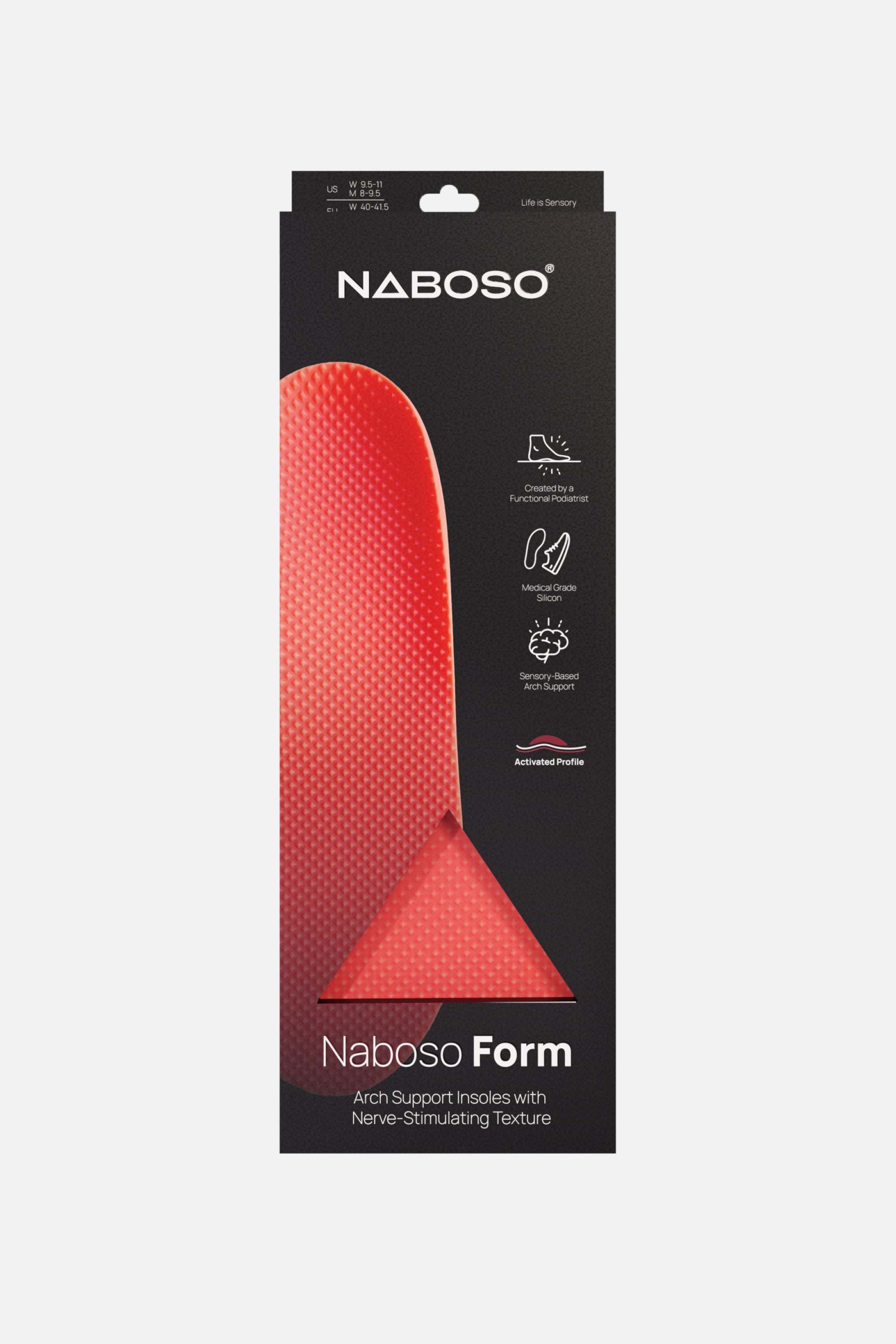 Naboso Form Insole | Active Arch Support to Strengthen Feet
